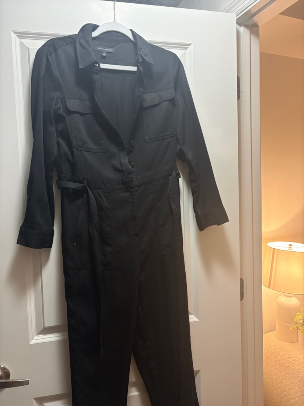 Banana Republic Black Utility Jumpsuit